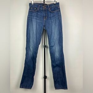 J Brand Dark Vintage Blue Mid-Rise‎ Skinny Jeans